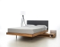 Preview: orig. SMOOTH Modernes Bett aus Eiche massiv
